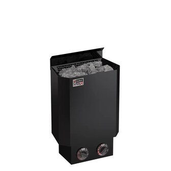 Sawo Nordex Mini Zwart  (opgebouwde besturing) saunakachel 230V