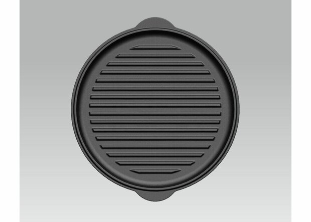 Valhal Skillet Gietijzer Deksel ø 25 cm met Grillpatroon