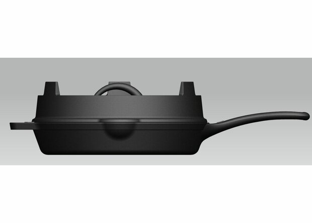 Valhal Skillet Gietijzer Deksel ø 25 cm met Grillpatroon