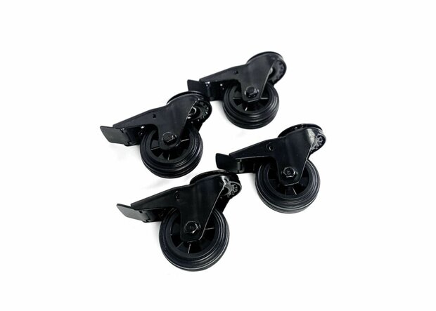 Yakiniku Buitenkeuken Zwenkwielen Set van 4 Stuks