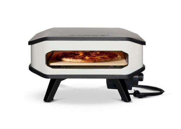 Cozze Pizza Oven Elektrisch 13 Inch met Pizzasteen en Afsluiting 230V 2200W
