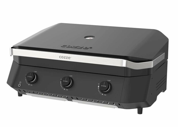 Cozze Plancha G-800 met Deksel en 3 Branders 9.6KW