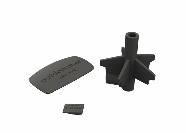 Outdoor Chef BBQ Accessoire Adapterset voor Smoke Generator 3-Delig