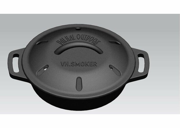 Valhal BBQ Accessoire Rookbox Gietijzer &oslash; 17 cm
