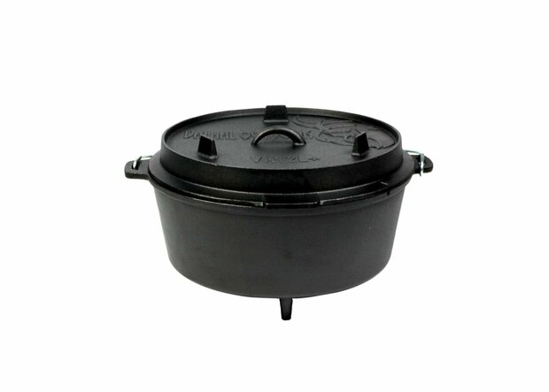 Valhal Dutch Oven Gietijzer met Pootjes 12 Liter
