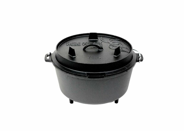 Valhal Dutch Oven Gietijzer met Pootjes 8 Liter