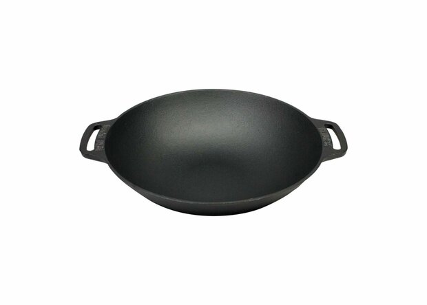 Valhal Wokpan Gietijzer met Handgrepen 36 cm