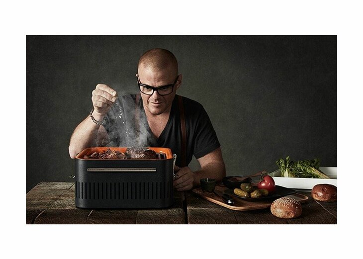 Cube 360 Houtskool Barbecue met Gereedschapset