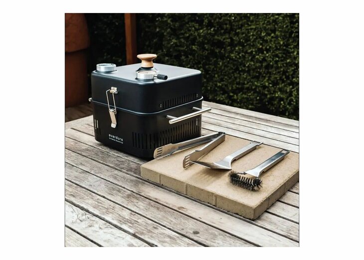 Cube 360 Houtskool Barbecue met Gereedschapset