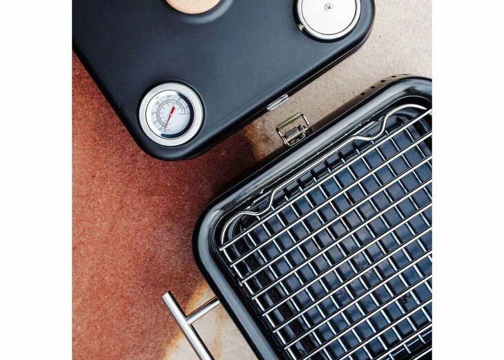 Cube 360 Houtskool Barbecue met Gereedschapset