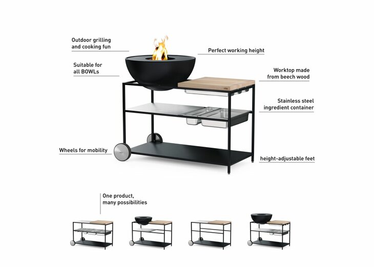 H&ouml;fats Fire Kitchen Buitenkeuken