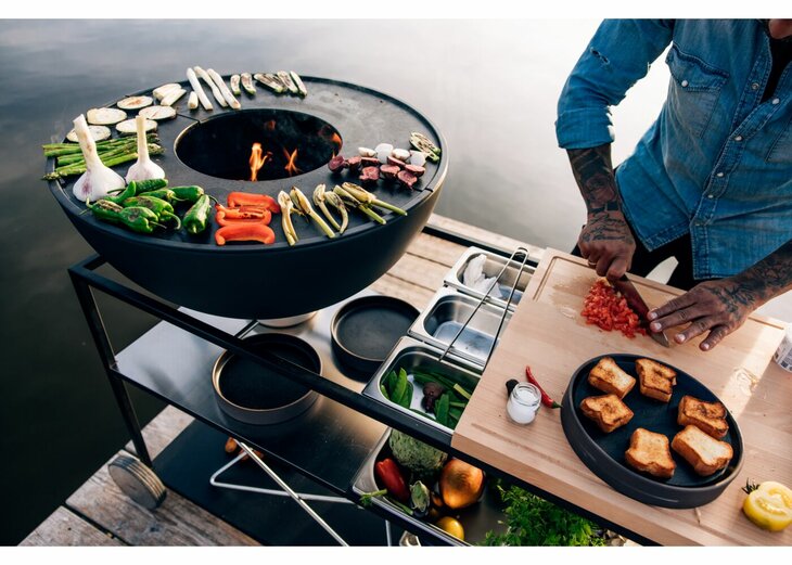H&ouml;fats Fire Kitchen Buitenkeuken met Bowl 70 Vuurschaal