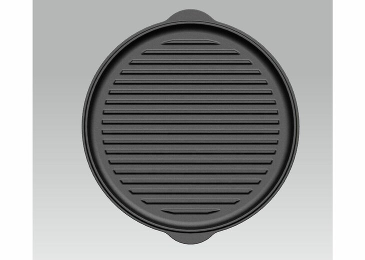 Valhal Skillet Gietijzer Deksel &oslash; 30 cm met Grillpatroon