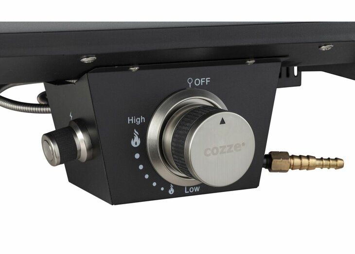 Cozze Pizza Oven Gas 13 Inch met Thermometer en Pizzasteen 30 Mbar 5.0 KW