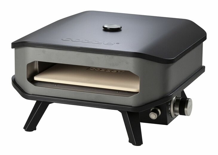 Cozze Pizza Oven Gas 13 Inch met Thermometer en Pizzasteen 30 Mbar 5.0 KW