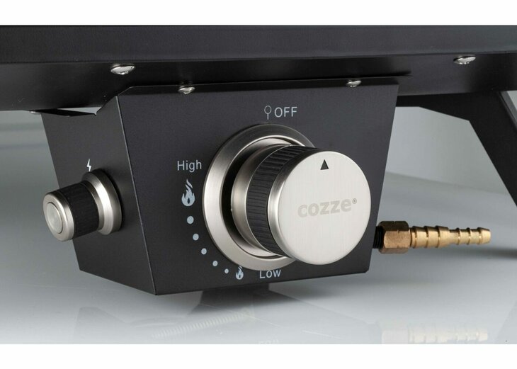 Cozze Pizza Oven Gas 17 Inch met Thermometer en Pizzasteen 30 Mbar 5.0 KW