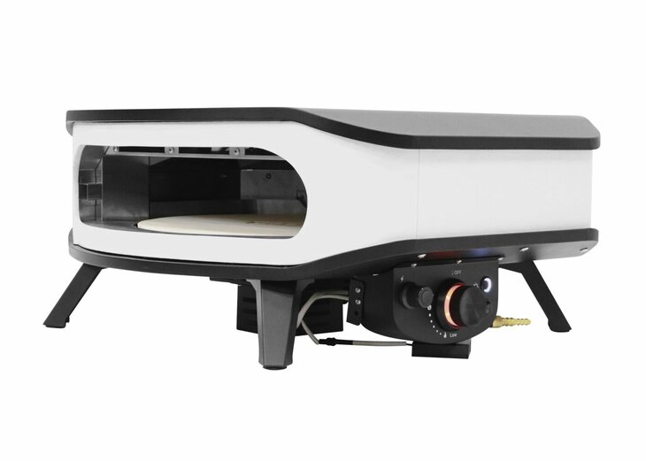 Cozze Pizza Oven Gas 17" met Thermometer en Roterende Pizzasteen 30 Mbar 5.0 KW