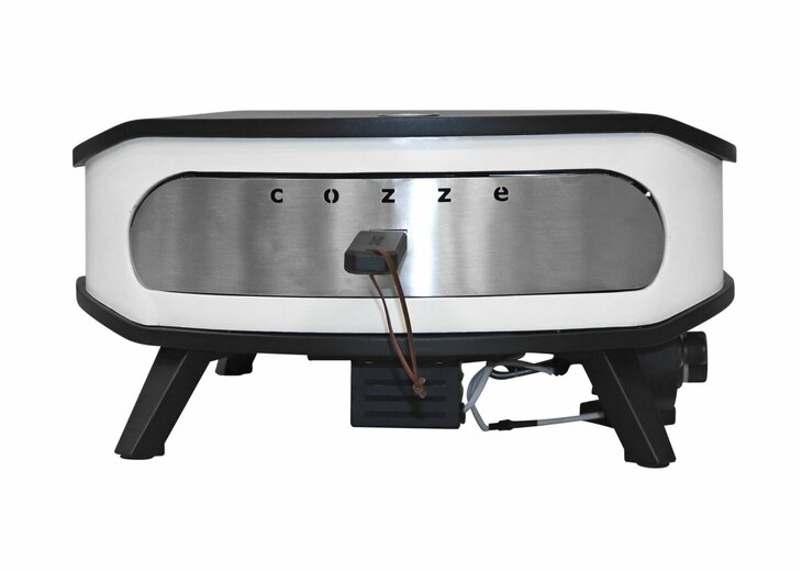 Cozze Pizza Oven Gas 17" met Thermometer en Roterende Pizzasteen 30 Mbar 5.0 KW