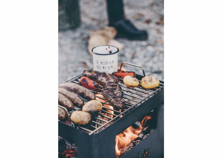 H&ouml;fats Beer Box Vuurkorf Grillrooster