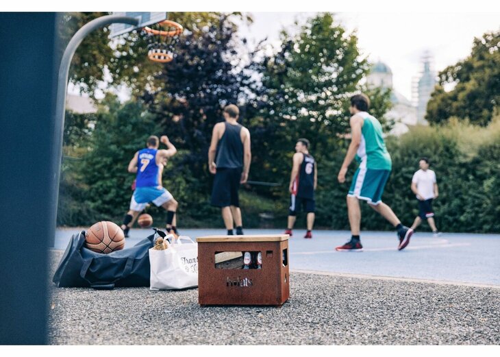 H&ouml;fats Beer Box Vuurkorf Plank Bamboe