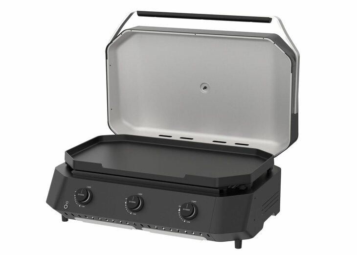 Cozze Plancha G-800 met Deksel en 3 Branders 9.6KW