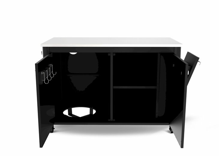 Cozze Werkbank 2 Deurs en 4 Wielen met Opklapbare Werktafels 120 cm