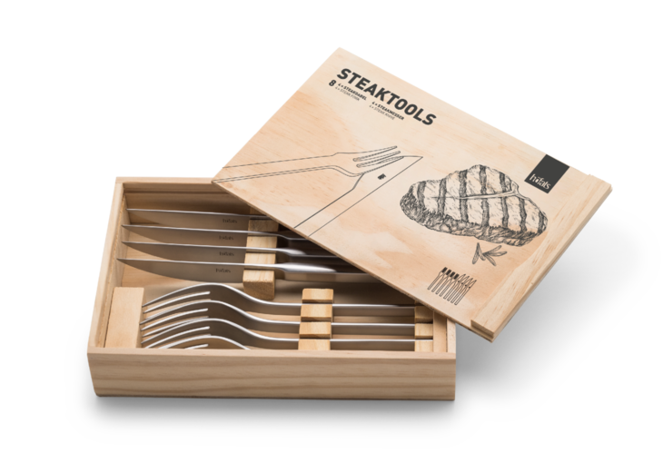 H&ouml;fats Tools Bestekset Steak Set van 8 Stuks