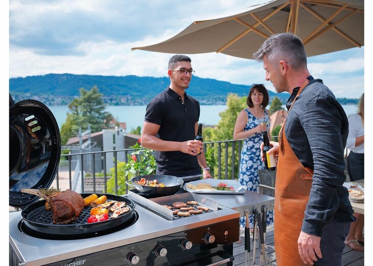 Outdoor Chef BBQ Accessoire Beschermingsschild voor Wind en Spat Davos Series