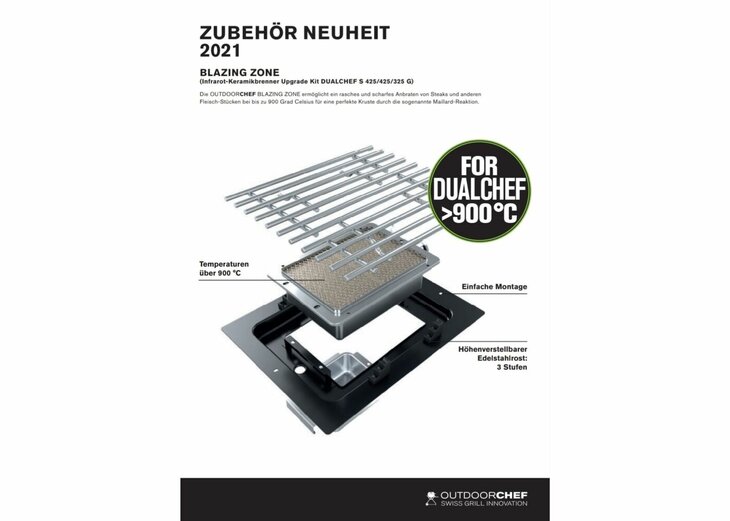 Outdoor Chef BBQ Accessoire Dualchef Blazing Zone