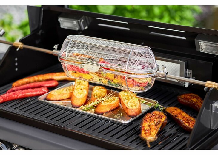 R&ouml;sle Barbecue Mand voor Draaispies