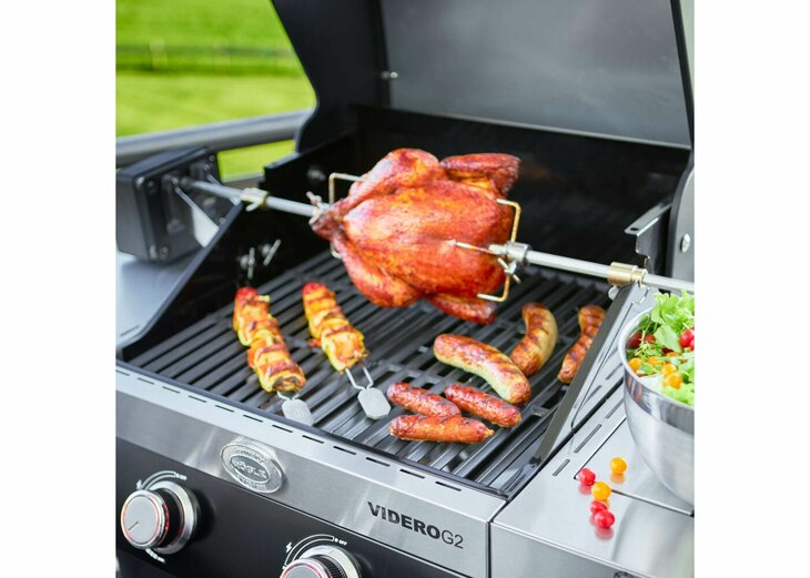 R&ouml;sle Barbecue Premium Draaispies voor Videro en Magnum G2 / G3 / F60