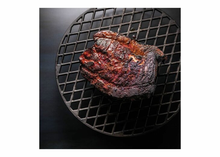 Yakiniku BBQ Accessoire Kamado 16 Inch Medium Rooster Gietijzer met Meatmarker