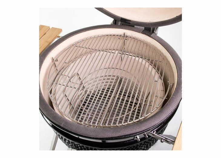 Yakiniku BBQ Accessoire Kamado 19 Inch Large Halve Maan Rooster 2 Stuks