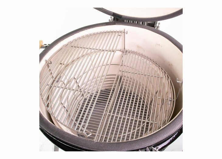 Yakiniku BBQ Accessoire Kamado 22 Inch XL Halve Maan Rooster 2 Stuks