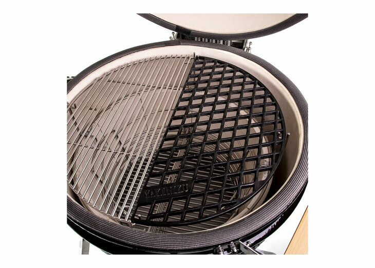 Yakiniku BBQ Accessoire Kamado 22 Inch XL Rooster Gietijzer met Meatmarker