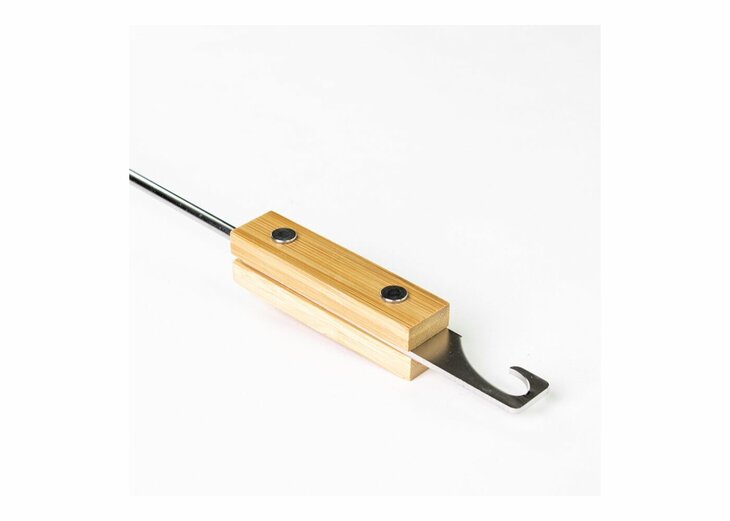 Yakiniku BBQ Accessoire Kamado Askrabber Flessenopener voor 16 Inch-19 Inch-22 Inch