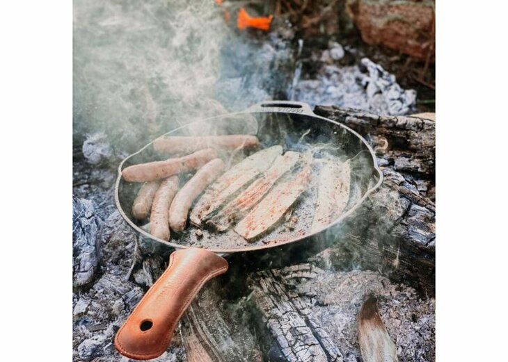 Valhal BBQ Accessoire Handvatbeschermer Leder