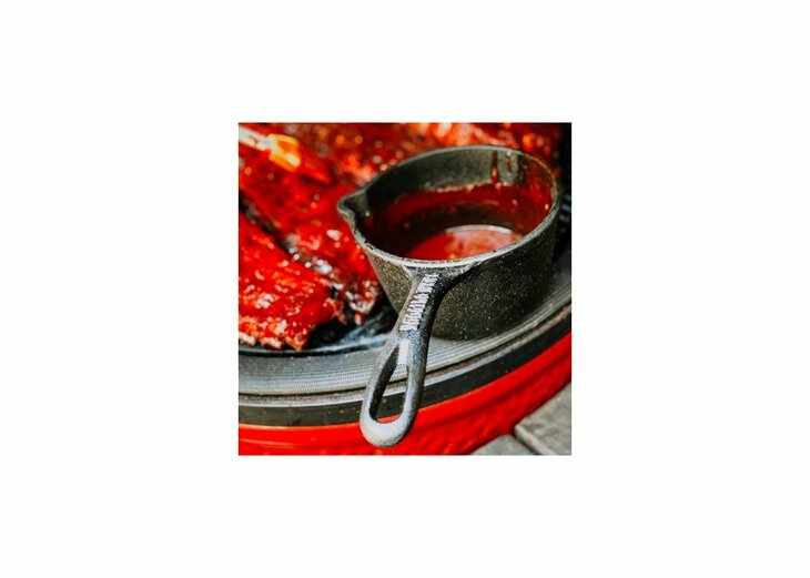 Valhal Sauspan Gietijzer met Steel 1 Liter