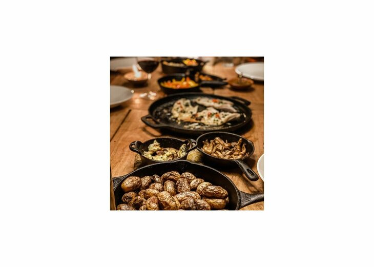 Valhal Skillet Gietijzer met Handgrepen 25 cm