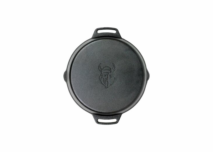 Valhal Skillet Gietijzer met Handgrepen 30 cm