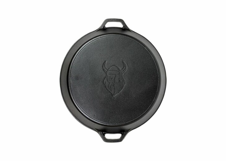 Valhal Skillet Gietijzer met Handgrepen 50 cm