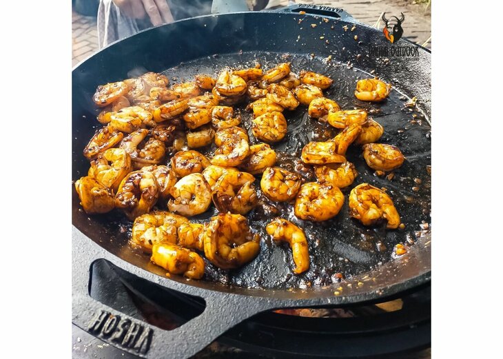 Valhal Skillet Gietijzer met Handgrepen 50 cm