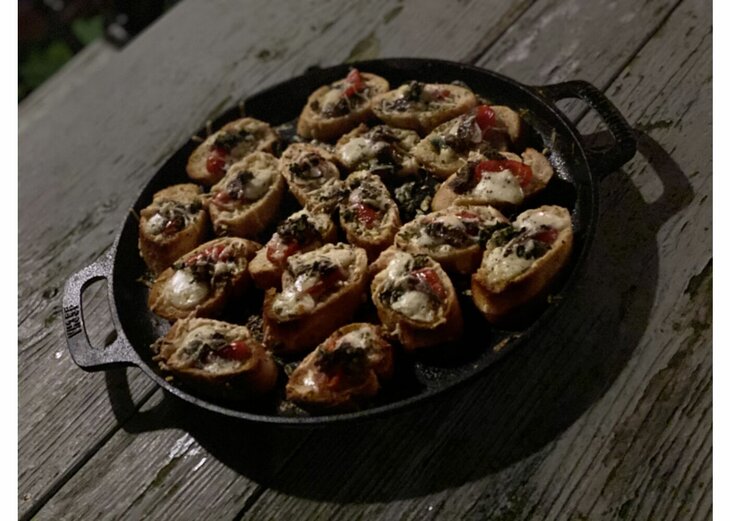 Valhal Skillet Plancha Gietijzer met Handgrepen 35 cm