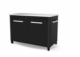 Cozze Werkbank 2 Deurs en 4 Wielen met Opklapbare Werktafels 120 cm