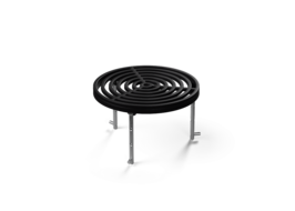 Höfats Bowl 70 Sear Grate Grillrooster op Verstelbare Poten met Handvat