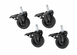 Rösle Barbecue BBQ Accessoires Wielen Videro Set van 4 Stuks