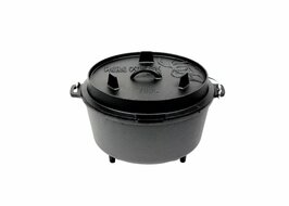 Valhal Dutch Oven Gietijzer met Pootjes 8 Liter